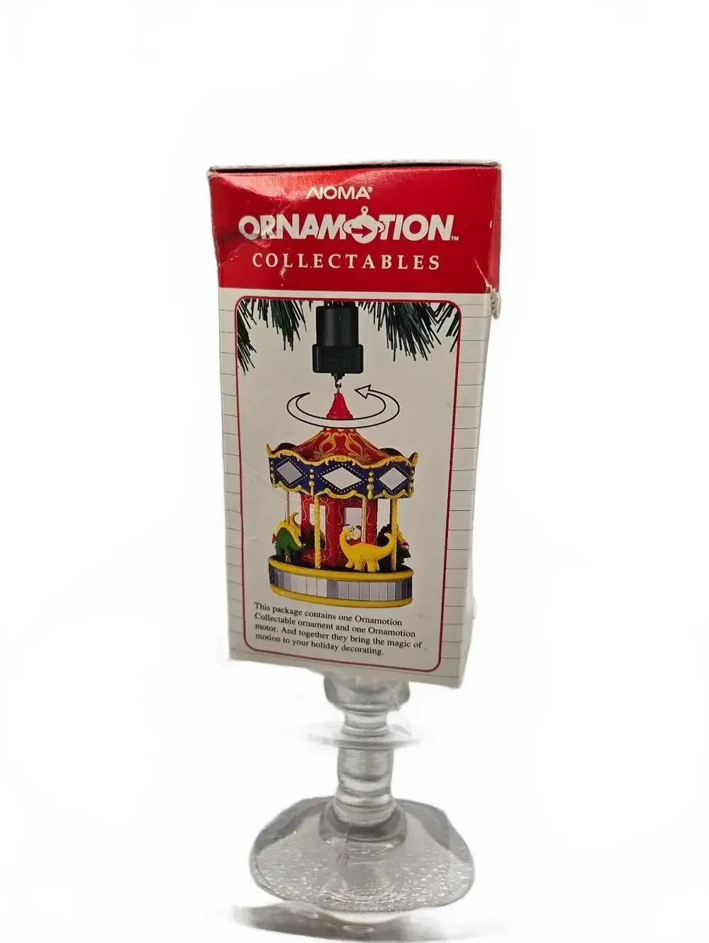 NOMA Ornamotion Collectables Motor Turns Ornament Carousel Christmas